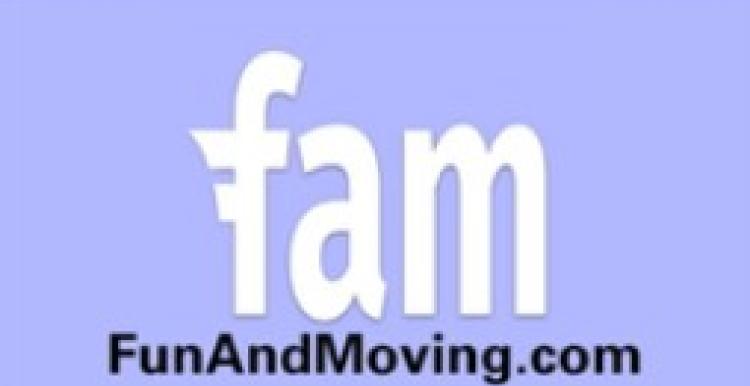 Fun and moving logo